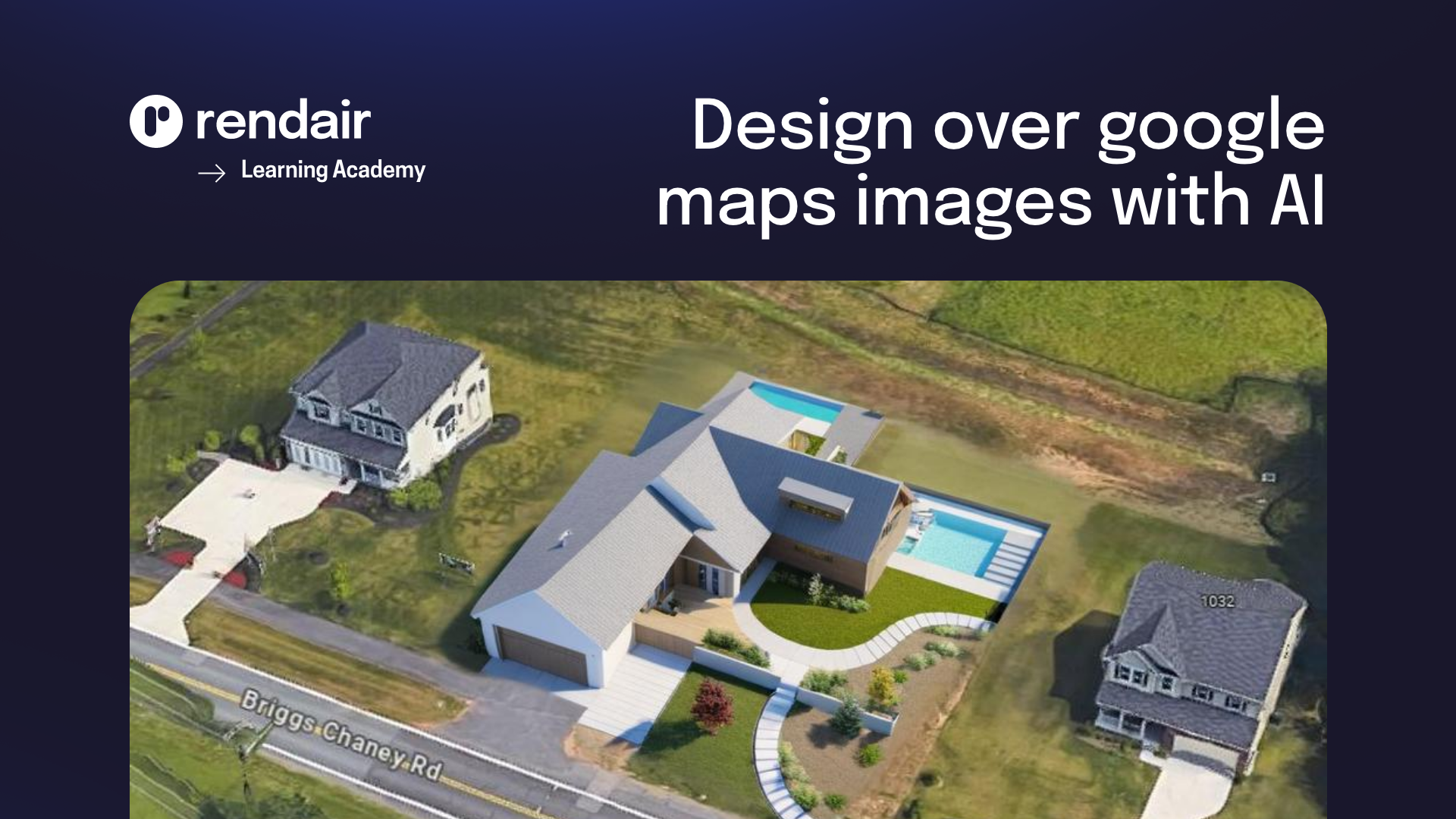Cómo diseñar sobre imágenes de Google Maps con IA